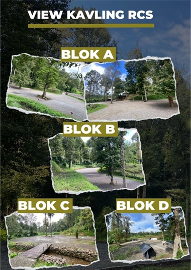 Pilihan kavling dan area camping Rengganis Campsite