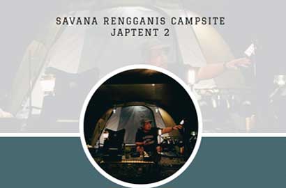 Japan tent di Savana Rengganis Campsite